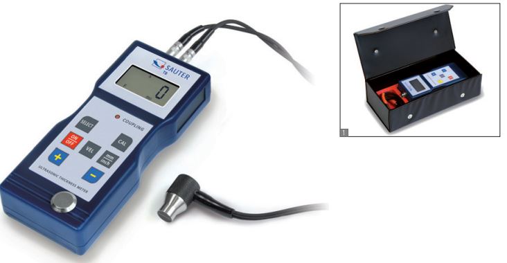 Máy siêu âm đo độ dày SAUTER TB-200-0.1US-RED